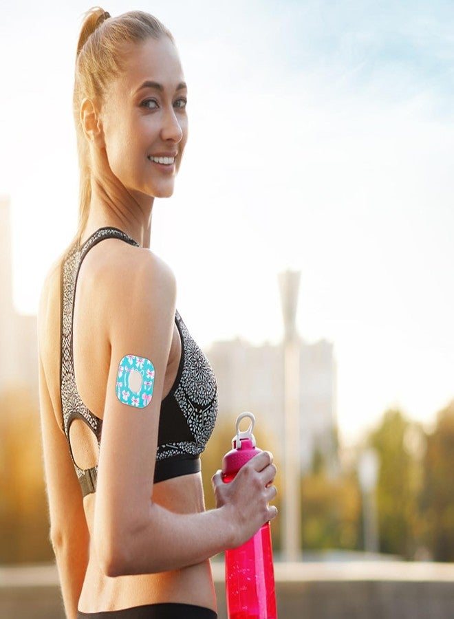 XIHIRCD 25pcs Sensor Covers for Dexcom G7, Waterproof Sensor Patches Cute Pink Bow-Knot Style Patch Adhesive Over Sticker Overpatch Accessories Compatible with Dexcom G7 - Image 5